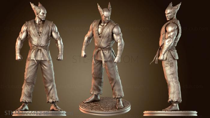Статуэтки герои, монстры и демоны Tekken Heihachi Mishima Armored