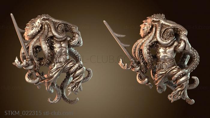 Статуэтки герои, монстры и демоны Запутавшийся в буре моряк