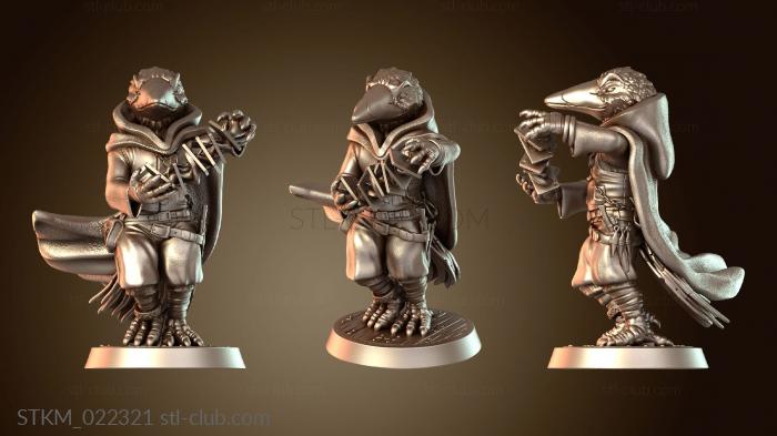 Статуэтки герои, монстры и демоны Тэнгу Игрок Прохожий