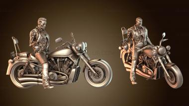 3D model Terminator On Bike Mesh Xtreme (STL)