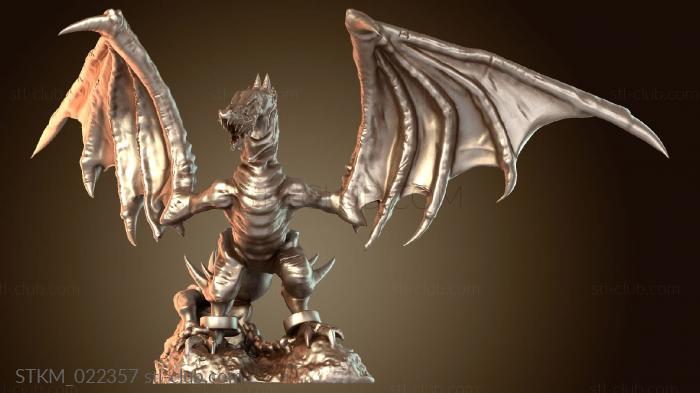 Статуэтки герои, монстры и демоны Terrain Wyvern Dragon