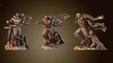 3D мадэль Черный Адам и Доктор Фэйт (STL)