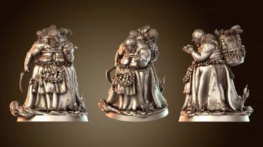 3D мадэль Ведьма из Темной Лесной Деревни (STL)