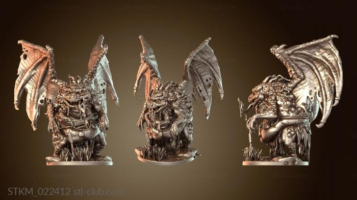 Статуэтки герои, монстры и демоны Монстр-фроголиат из племени лягушек-рогов