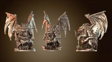 3D мадэль Монстр-фроголиат из племени лягушек-рогов (STL)