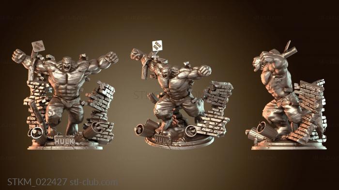 Статуэтки герои, монстры и демоны Невероятная стена Халка
