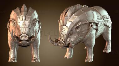 3D model The Mines Armored Boar Forger (STL)