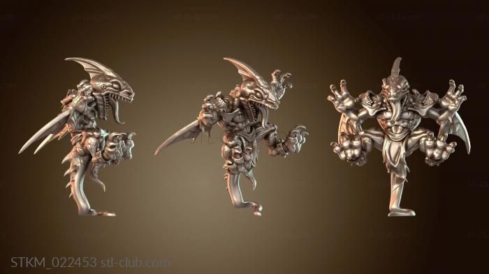 Статуэтки герои, монстры и демоны Ящеролюды-бритвы Сцинк Благородный