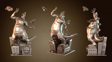 3D модель Клещ Динозавр Нил (STL)