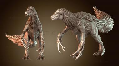 3D model Therizinosaurus Huge (STL)