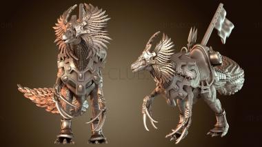 3D мадэль Теризинозавр Маунт-Хьюдж (STL)