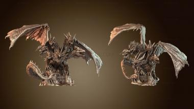 3D мадэль Подземелья и драконы Тиамат (STL)