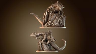 3D model Tiamat Mounts Point Mount Armored (STL)