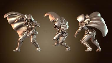 3D model Titans Adventures Human Female Rogue (STL)