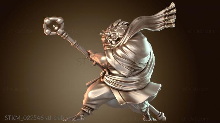 Статуэтки герои, монстры и демоны Toad Ogre Monk Tajima Desert Hikiga