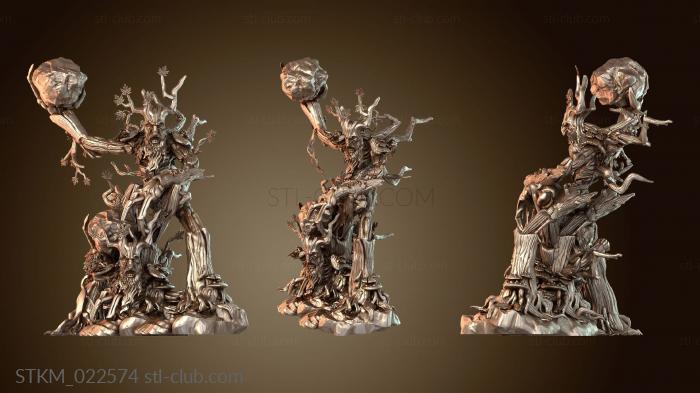 Статуэтки герои, монстры и демоны Огромный Треант, бросающий мячи