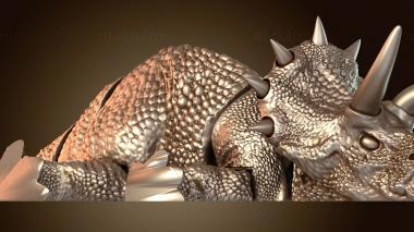 3D model Triceratops (STL)
