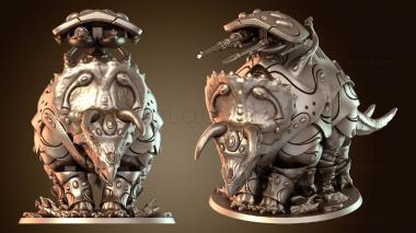 3D model Triceratops Tank Back Leg (STL)