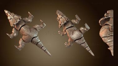 3D модель Трицератопс (STL)