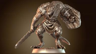 3D model Troglodyte Reptile Folk (STL)