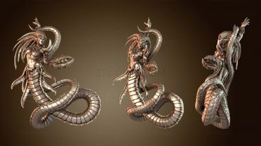 3D model Troops Doom Mermaids Mermaid Dark (STL)