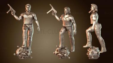 3D model Trouble in Little China Jack Burton Kurt Russell Burton Guardian (STL)