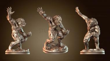 3D model Troupe Werewolf Fierce (STL)