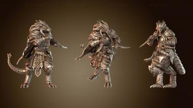 3D model Umbra Dragonborn Rogue (STL)