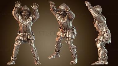 3D model Undead Skeleton Cemetery Night (STL)