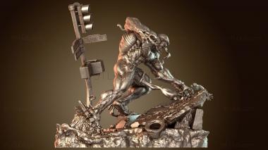 3D model Venom vs Spiderman Black Suit (STL)