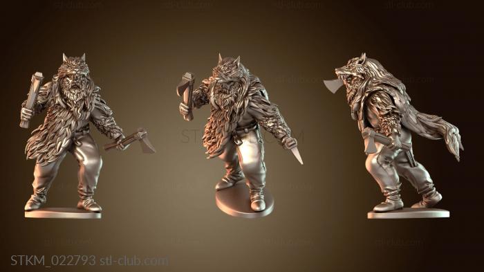 Статуэтки герои, монстры и демоны Верные викинги-берсерки