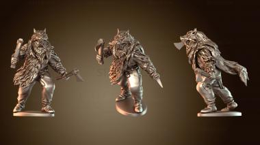 3D model Viking Berserkers Loyal (STL)
