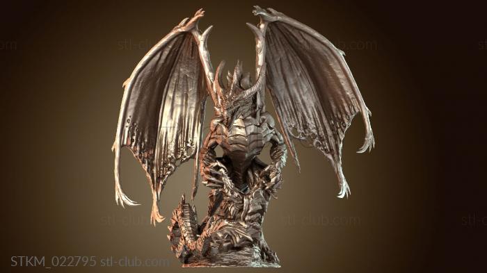 Статуэтки герои, монстры и демоны Многоцелевой «Злой дракон»