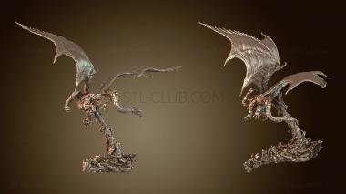 3D model Vile Steel Dragon Flying Legendary (STL)