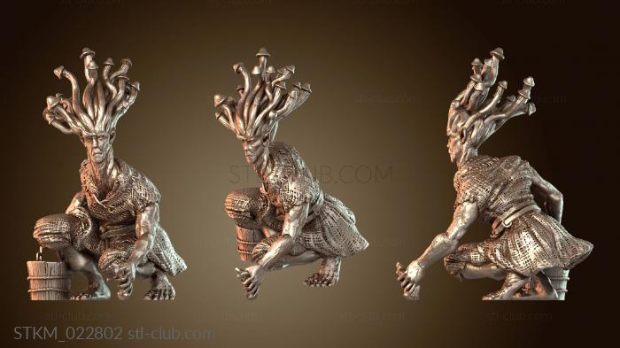 Статуэтки герои, монстры и демоны Деревенский житель Тишина