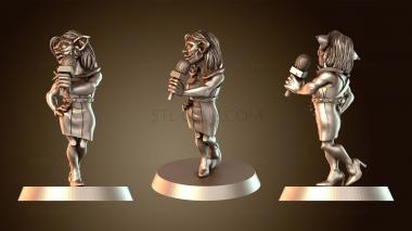 3D мадэль Цыпленок-контролер с зеленой кожей (STL)