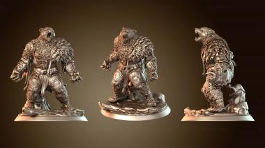 3D мадэль Форма медведя-оборотня (STL)