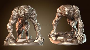 3D model Weretiger Were Tiger Fierce (STL)