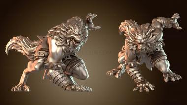 3D model Werewolf Alpha Quantum (STL)