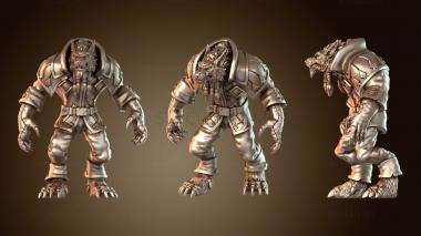 3D model Werewolf Genn Hunting (STL)