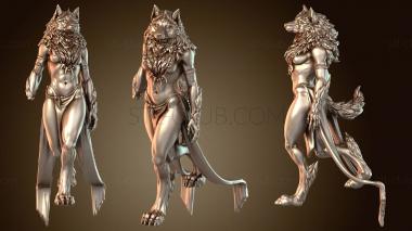 3D model Werewolf Queen (STL)