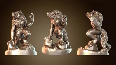 3D model Werewolf Rock (STL)