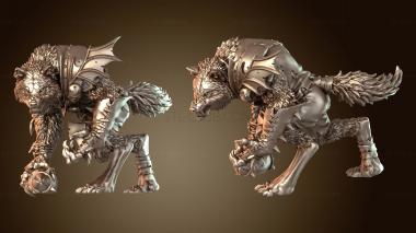 3D мадэль Оборотни Звездный Волк Альтернатива (STL)