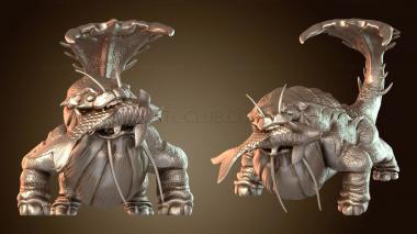 3D model Whale Cat Fish (STL)