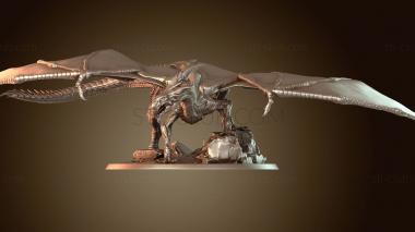 3D model White Dragon Adult Young (STL)