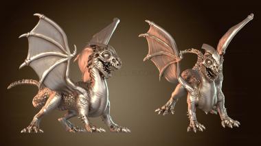 3D model White Dragon Fierce (STL)