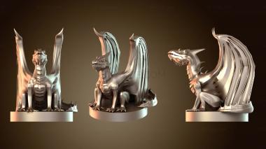 3D model White Dragon Wyrmling (STL)