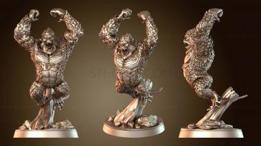 3D model White Gorilla Cunning (STL)