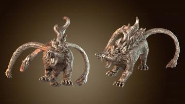 3D мадэль Белый тигр (STL)