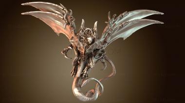 3D model Winged Hivelord Armored (STL)